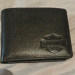 Harley-Davidson Black Leather Wallet
